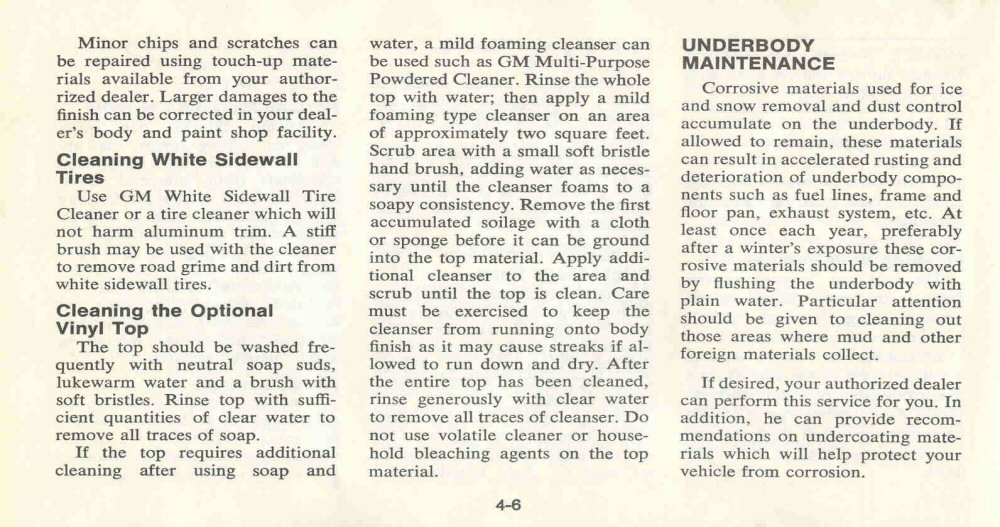 1977 Chev Chevelle Owners Manual Page 100